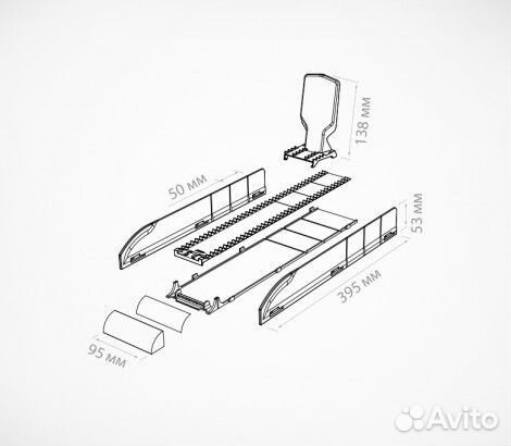 Лоток для выкладки плиточного шоколада одинарный