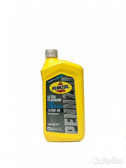 Масло Pennzoil Ultra Platinum SRT 0W-40