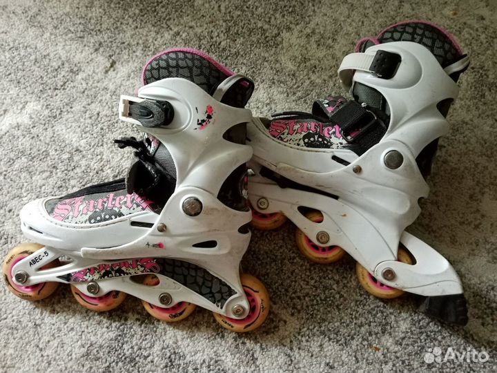 Ролики rollerblade 29 - 34 детские раздвижные abec