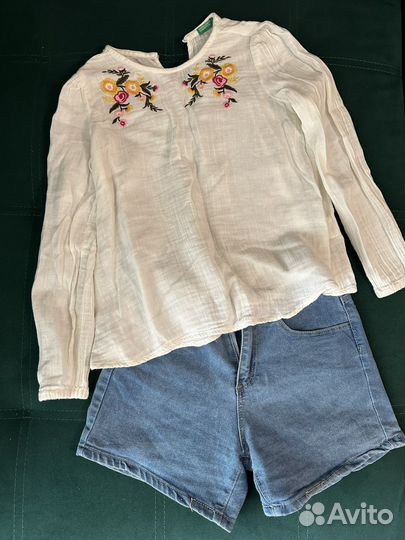 Рубашка для девочки united colors of benetton