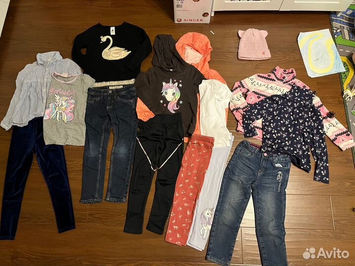 Пакет одежды для девочки 116