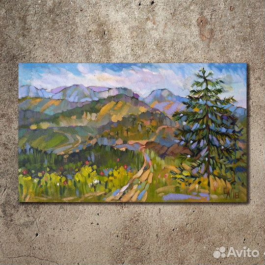 Картина маслом. Пейзаж