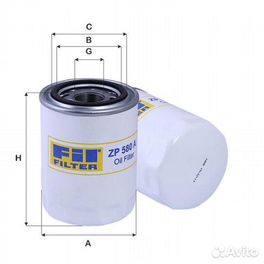 Фильтр гидравлический ZP580A FIL filter