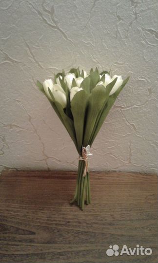 Букеты из иск. тюльпанов