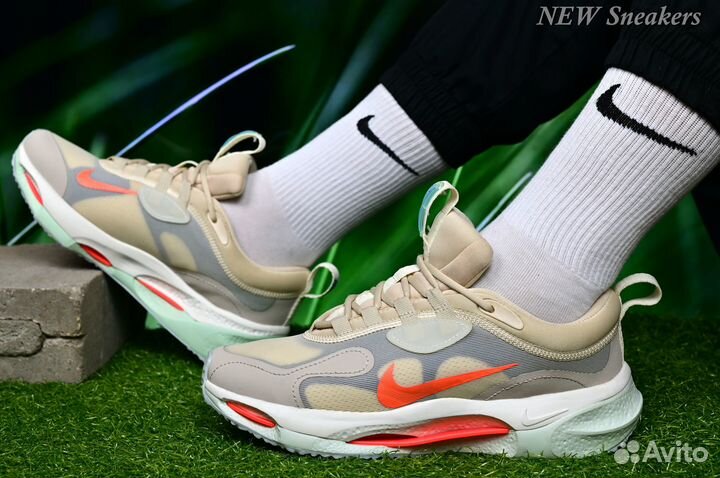 Кроссовки Nike Spark Pearl White Total Orange Zoom