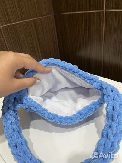 Cумка из петельчатой пряжи