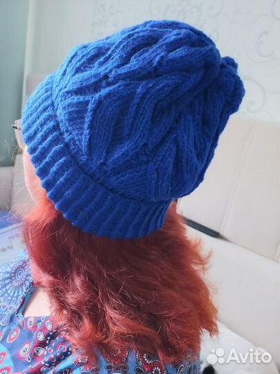 Вязаные шерстяные шапки, ручная работа