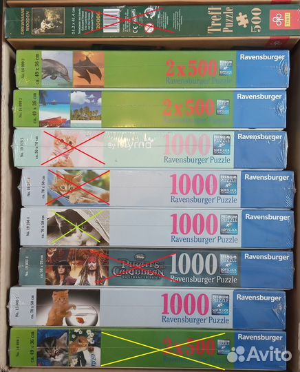 Пазлы новые Европа разные