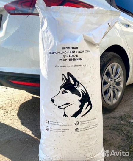 Корм для собак супер премиум класса Promenad