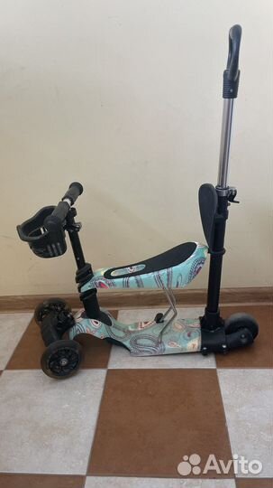 Самокат беговел 2 в 1