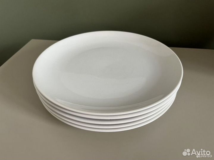 Икеа Белая тарелка большая фаргрик 15660