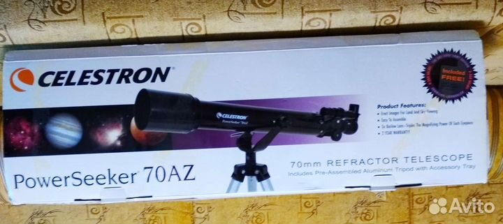 Телескоп celestron PowerSeeker 70AZ