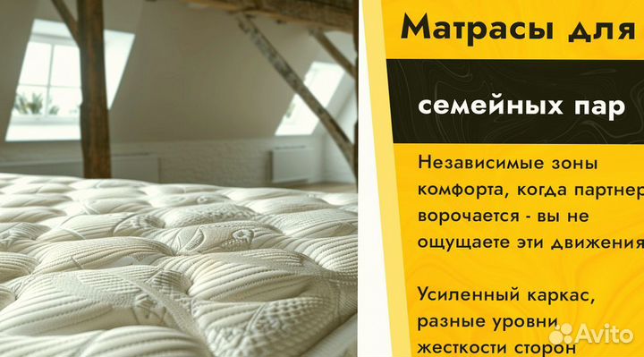 Матрас 80х190, 160х190 пружинный