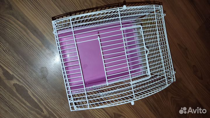 Клетка для грызунов, поводок, жёрдочки для попугая