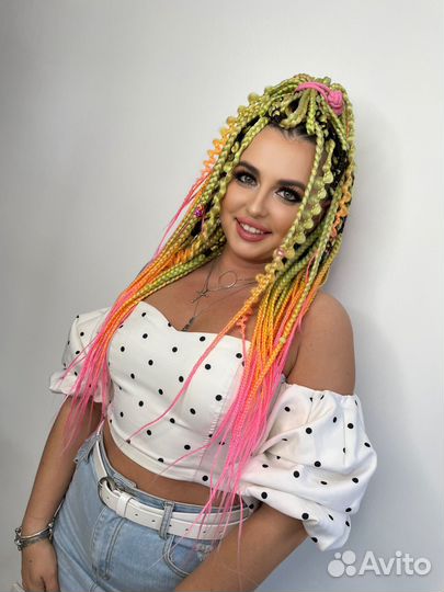 Плетение афрокосичек
