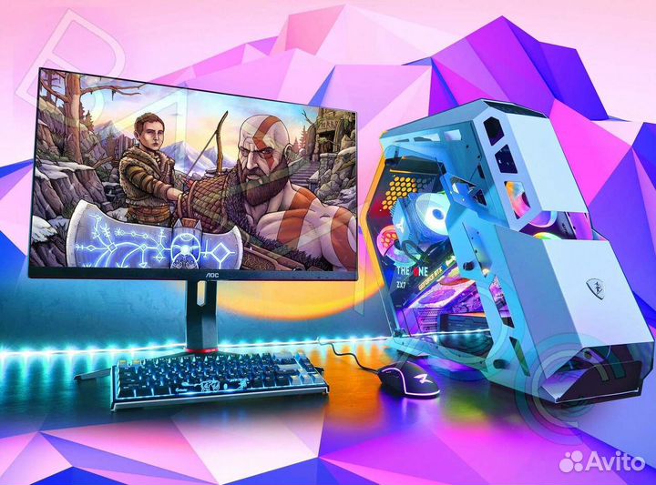 Новый игровой пк Intel Core i7 12700K / RTX 4070