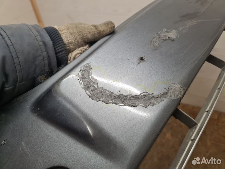 Skoda Yeti бампер передний б/у оригинал