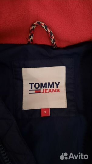 Tommy jeans. Пуховик зимний мужской бу