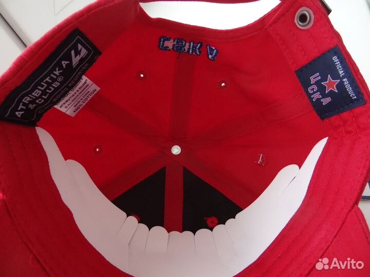 Бейсболка оригинальная новая Хоккейный клуб цска