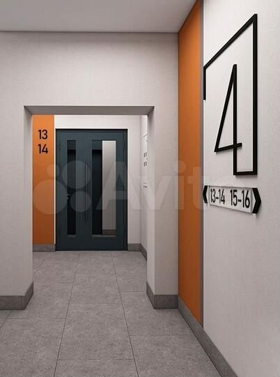 2-к. квартира, 62,2 м², 6/9 эт.