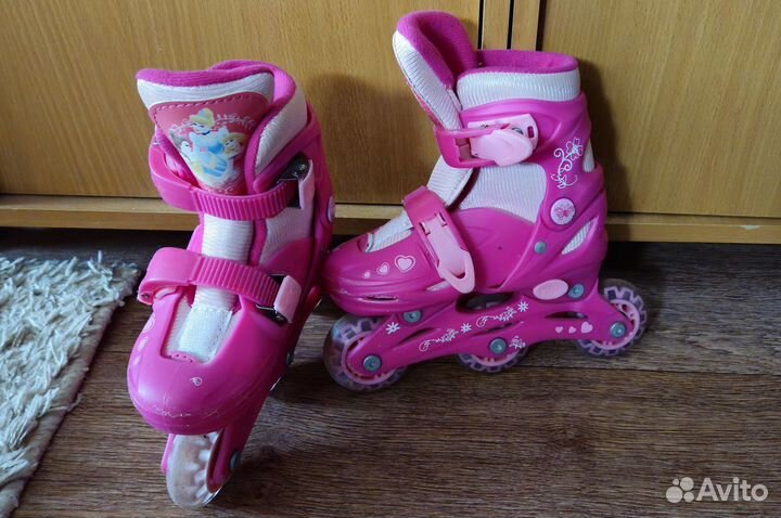Роликовые коньки детские раздвижные