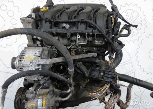 Двигатель Renault Megane II 1,6K4M 760