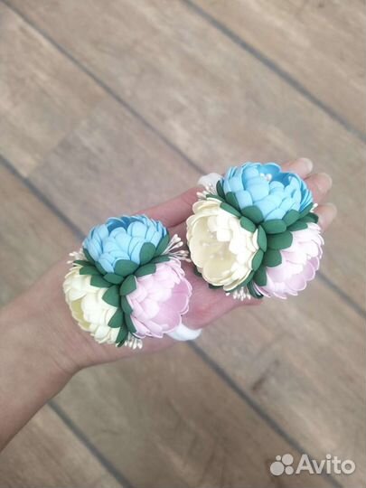Заколки Резинки Украшение для волос ручной работы