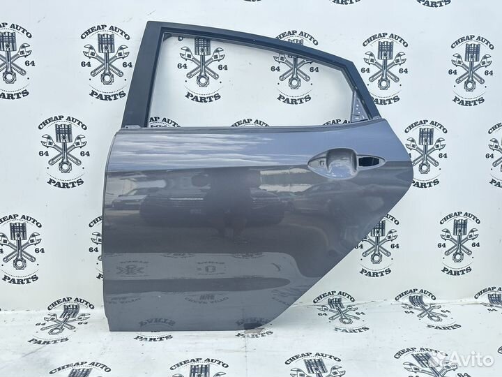 Дверь задняя левая Kia Rio 3 б/у Оригинал Серый