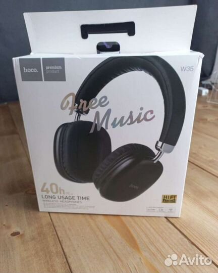 Наушники hoco W35 полноразмерные, беспроводные, BT