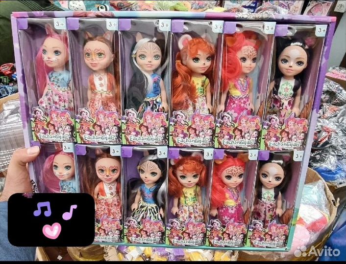 Куклы для девочек Леди Баг и Энчентималс, Лол