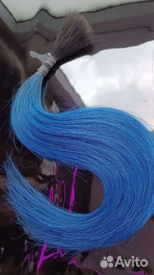 Цветные пряди для наращивания