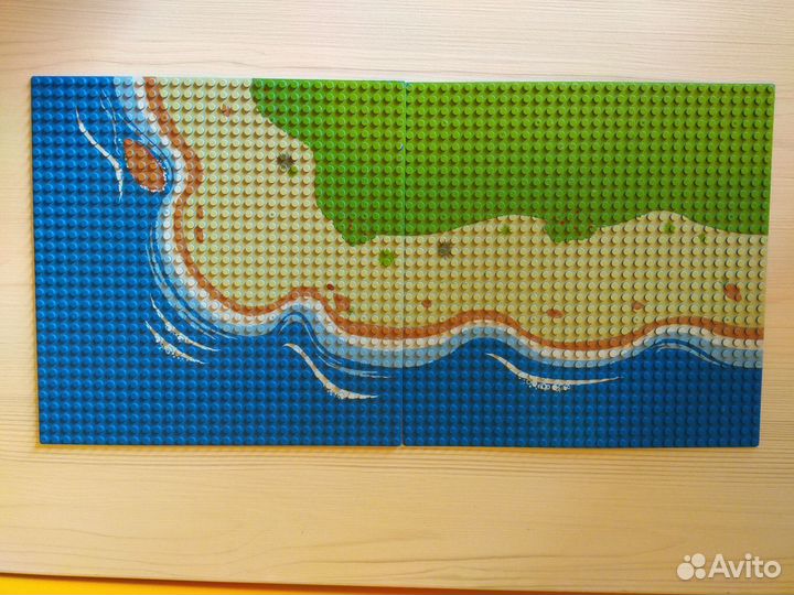 Лего пластина 2 шт. Размер каждой 25х25