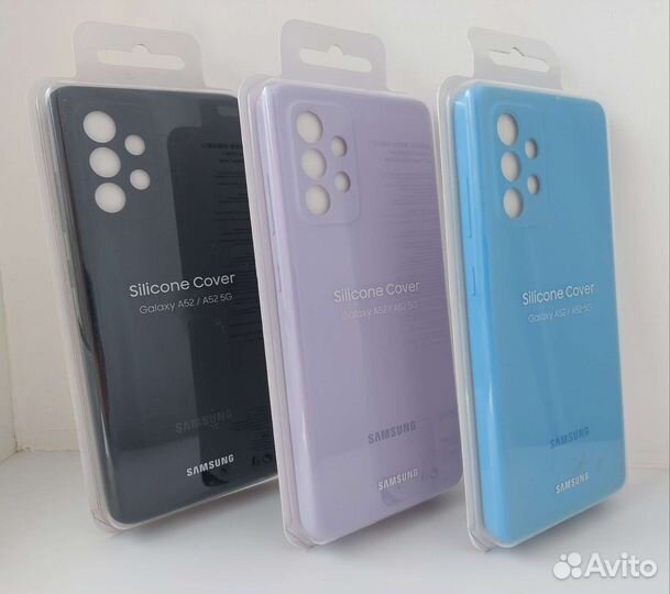 Чехол-накладка для Samsung A52 (A52 S) оригинал