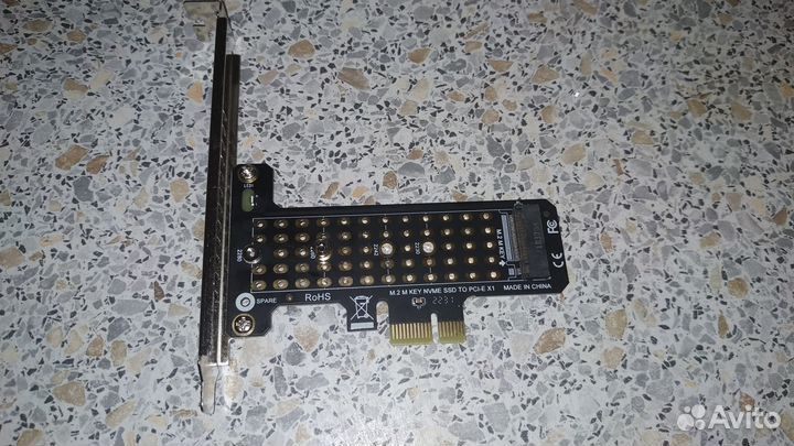 Переходник для установки M.2 (nvme) в слот PCI-E