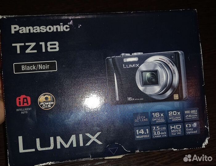 Фотоаппарат panasonic lumix tz18