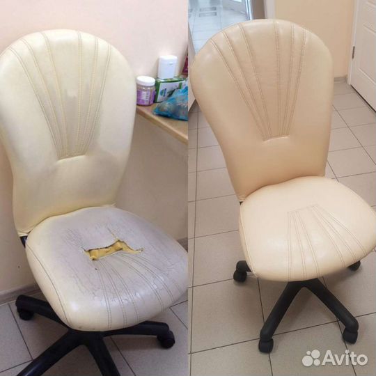 Перетяжка мягкой и офисной мебели