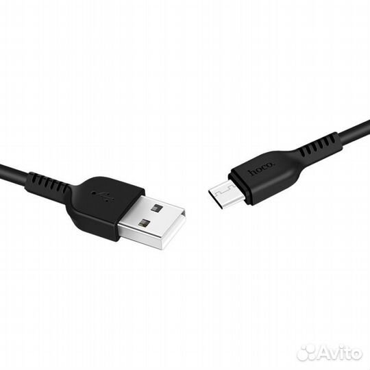 Кабель Type-C hoco X13 Easy Type-C 1m black