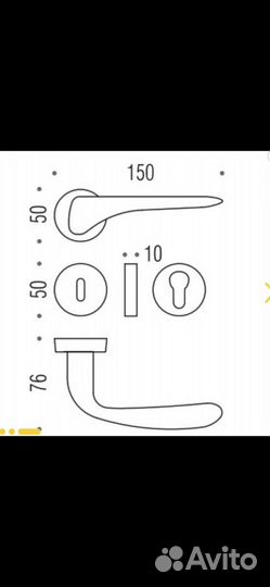 Дверная ручка Италия Colombo