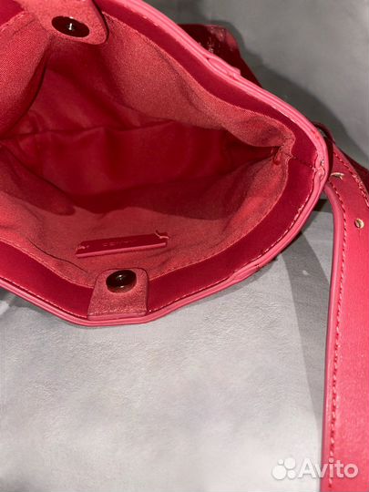 Сумка женская розовая замшевая