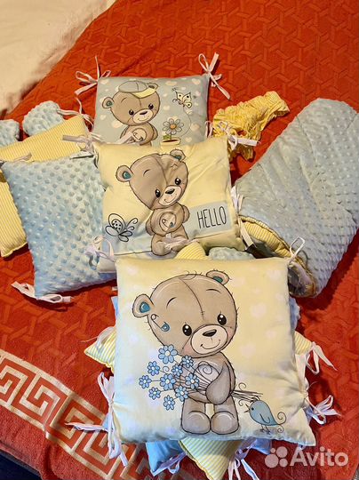 Одеяло детское конверт на выписку +бортики