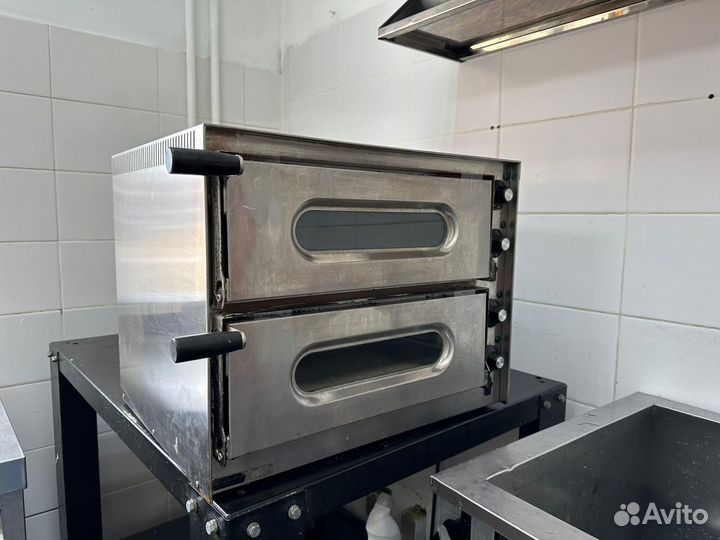 Печь для пиццы электрическая Resto Italia 2 секции