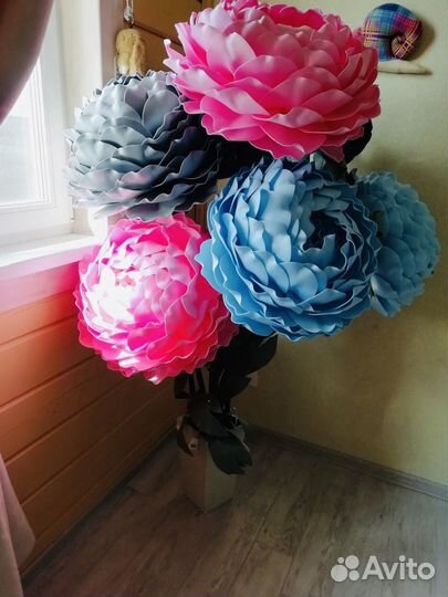 Светильник из цветов