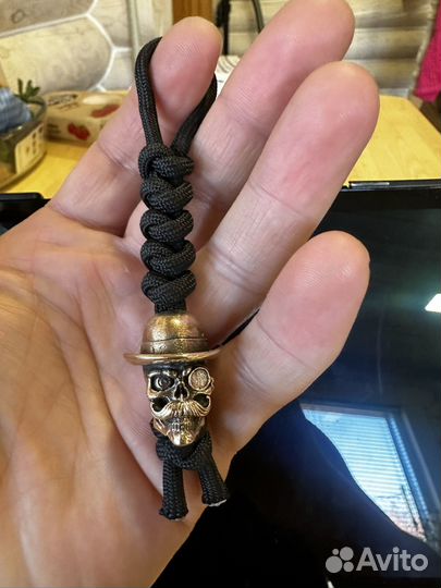 Бусина для темляка, брелок, бронза