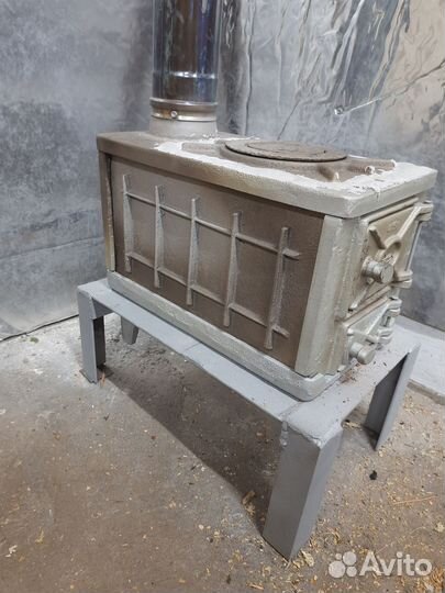 Печь буржуйка чугунная