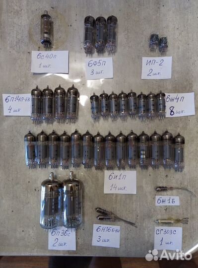 Радиолампы СССР (новые)