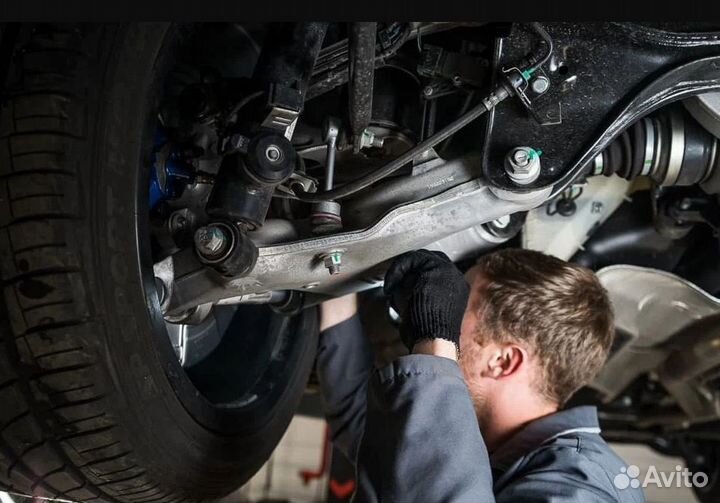 Ремонт ходовой Nissan NV Замена шаровой опоры
