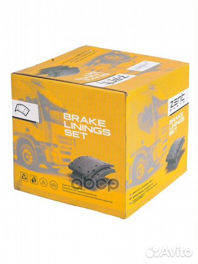 Накладки торм. с заклепк. STD 19486/19494