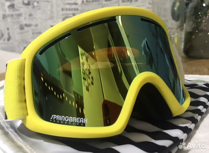 Маска горнолыжная детская Vonzipper x Sprinbreak