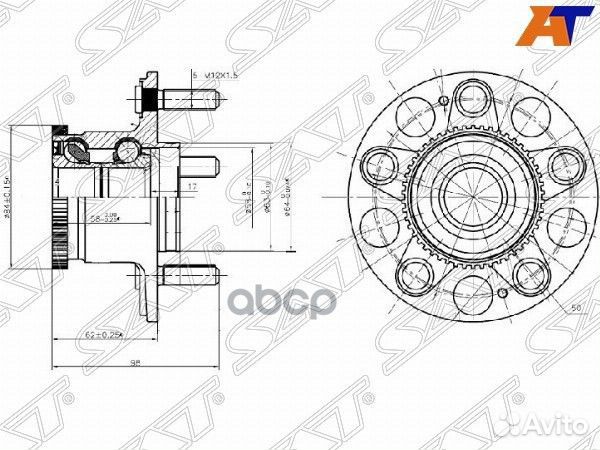 Ступичный узел RR honda accord/legend/odyssey 01
