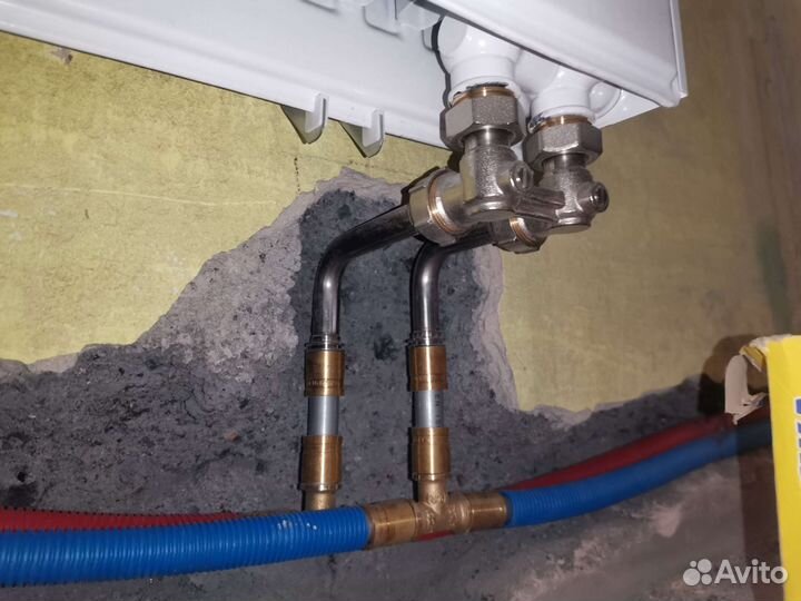 Монтаж отопления, водоснабжение